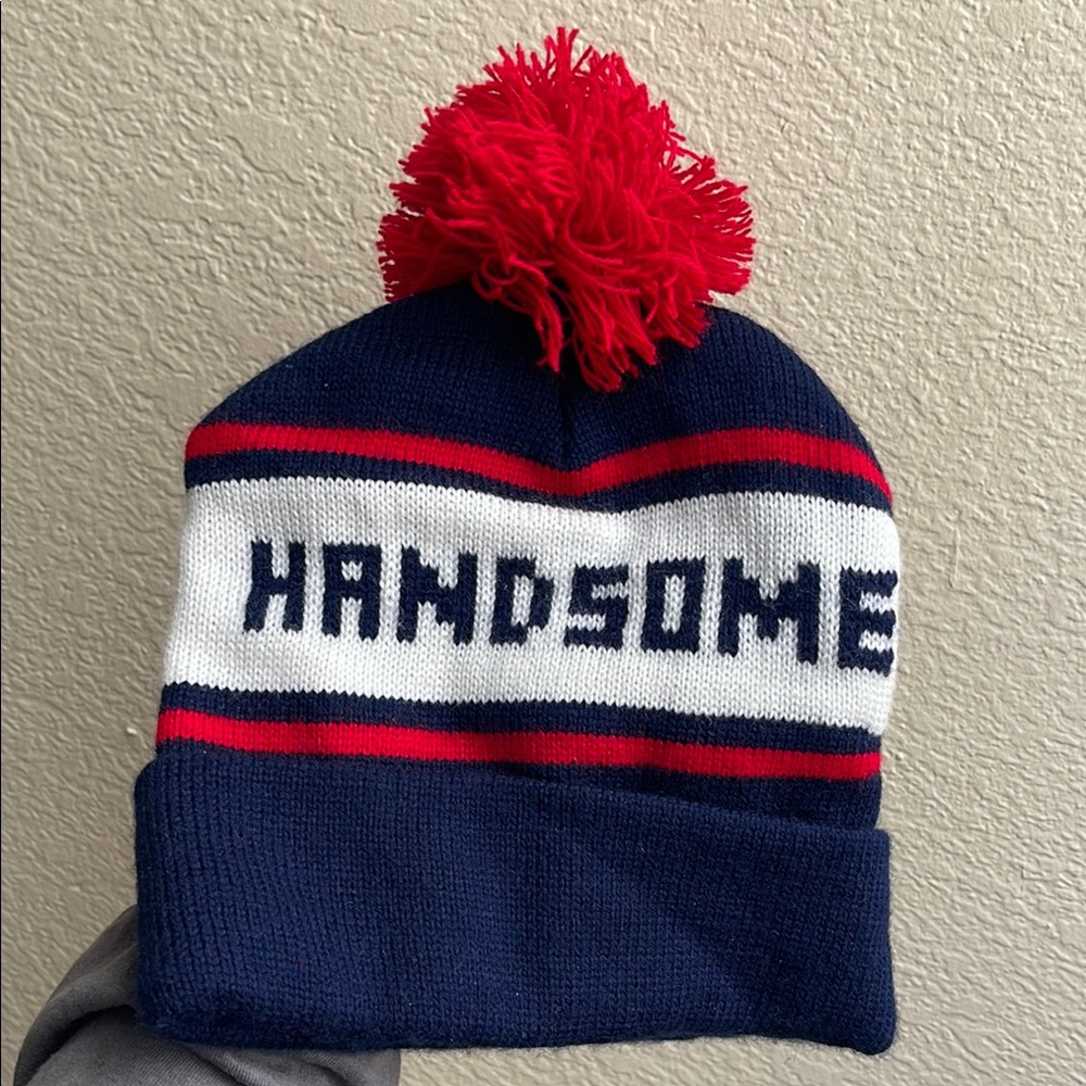 Handsome Oxford Pompom Beanie